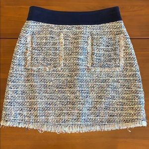 J Crew sparkly tweed miniskirt GUC